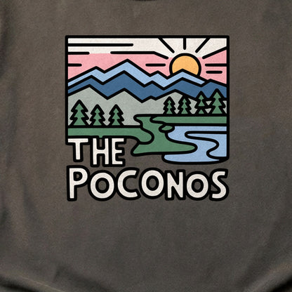 Poconos Mountains Cotton T-Shirt