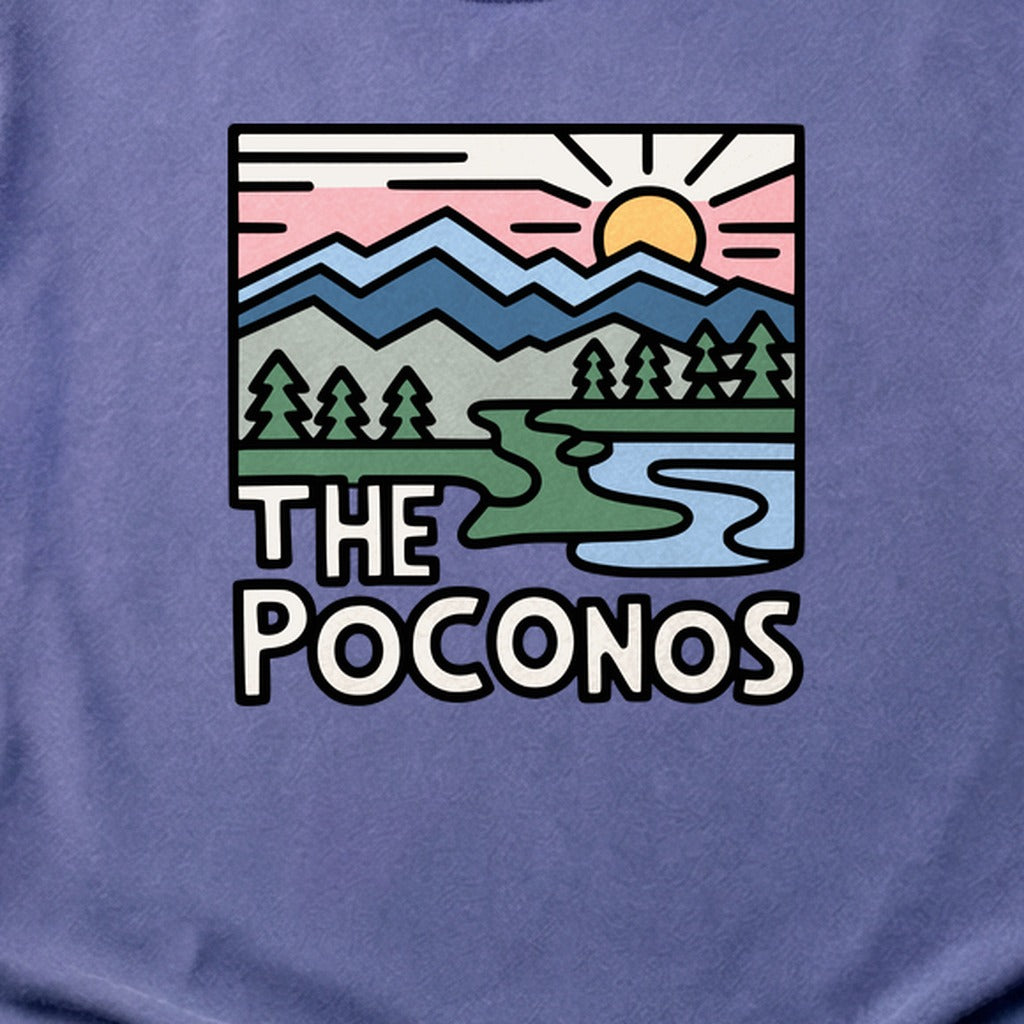 Poconos Mountains Cotton T-Shirt