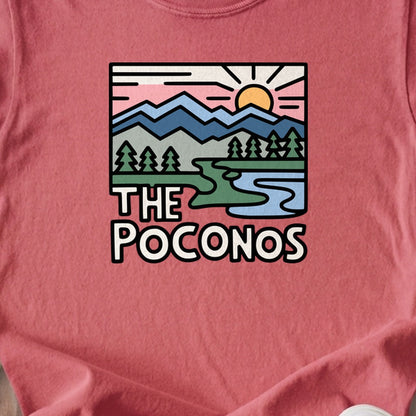 Poconos Mountains Kids Cotton T-Shirt