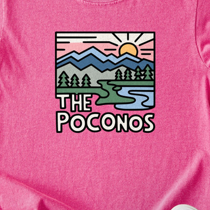 Poconos Mountains Kids Cotton T-Shirt