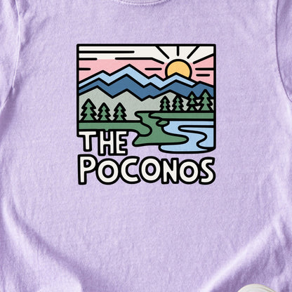 Poconos Mountains Kids Cotton T-Shirt