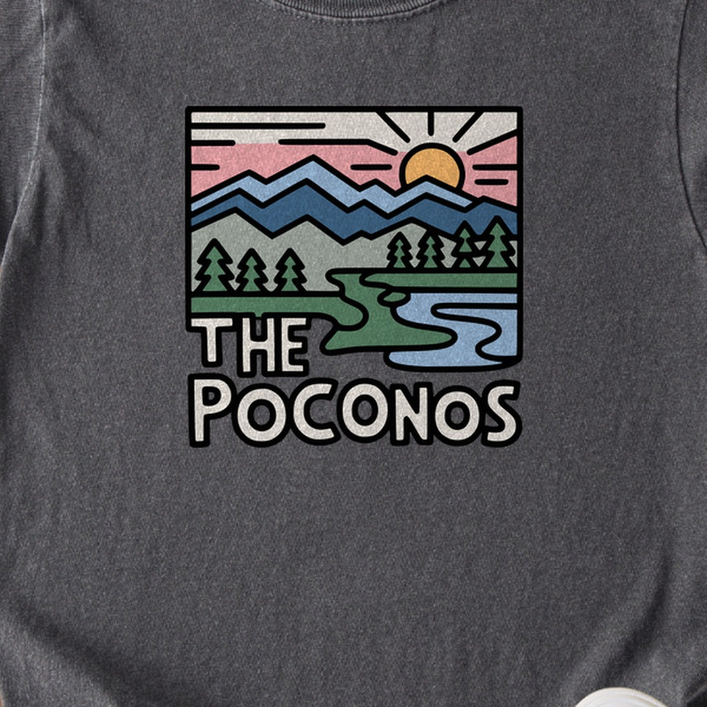 Poconos Mountains Kids Cotton T-Shirt