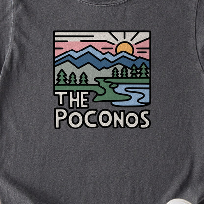 Poconos Mountains Kids Cotton T-Shirt