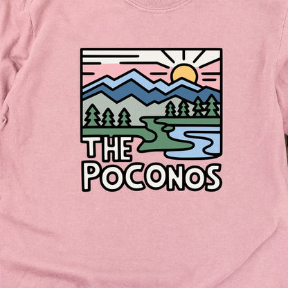 Poconos Mountains Cotton Long Sleeve