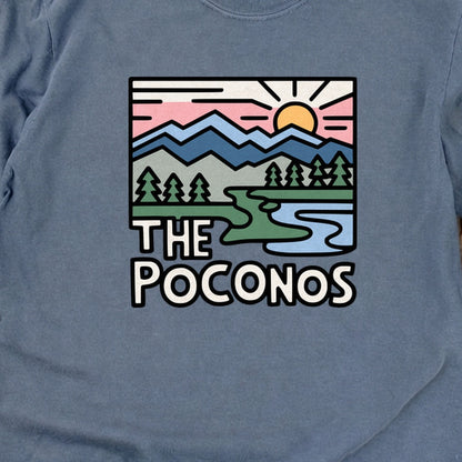 Poconos Mountains Cotton Long Sleeve