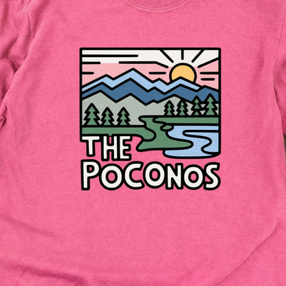 Poconos Mountains Cotton Long Sleeve