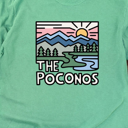 Poconos Mountains Cotton Long Sleeve