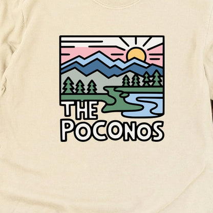 Poconos Mountains Cotton Long Sleeve