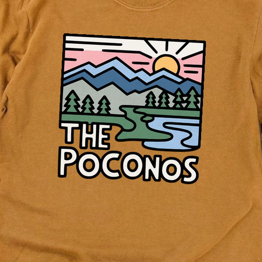 Poconos Mountains Cotton Long Sleeve