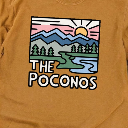 Poconos Mountains Cotton Long Sleeve