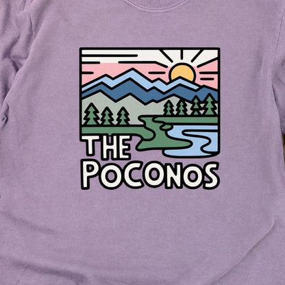 Poconos Mountains Cotton Long Sleeve