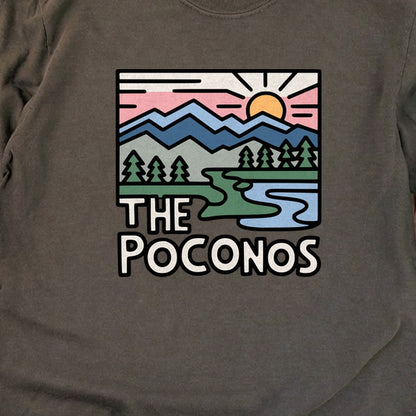 Poconos Mountains Cotton Long Sleeve