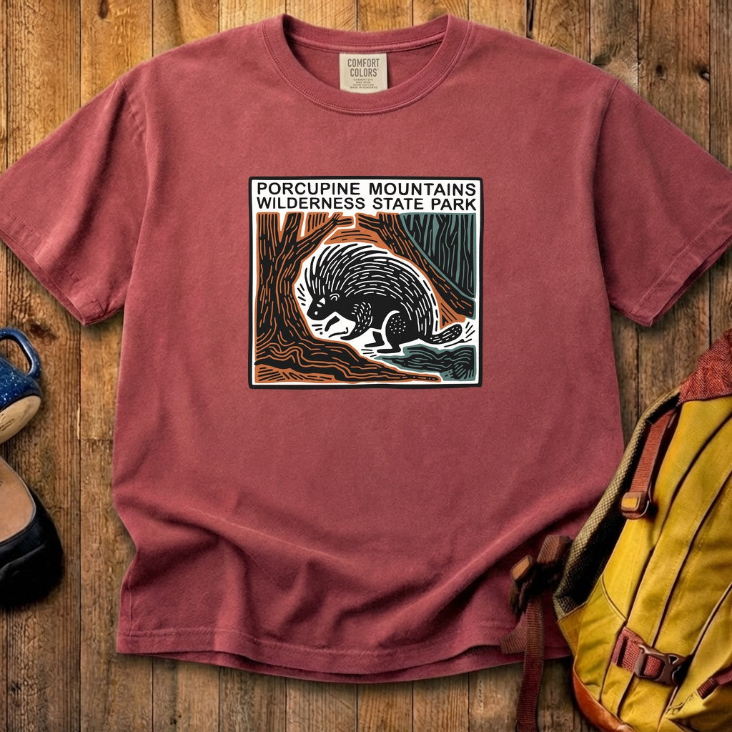 Porcupine Mountains Wilderness State Park Cotton T-Shirt