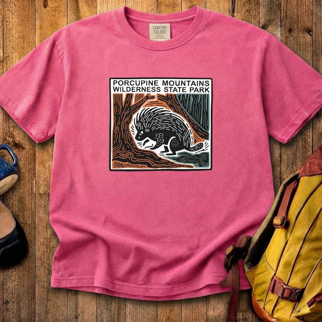 Porcupine Mountains Wilderness State Park Cotton T-Shirt