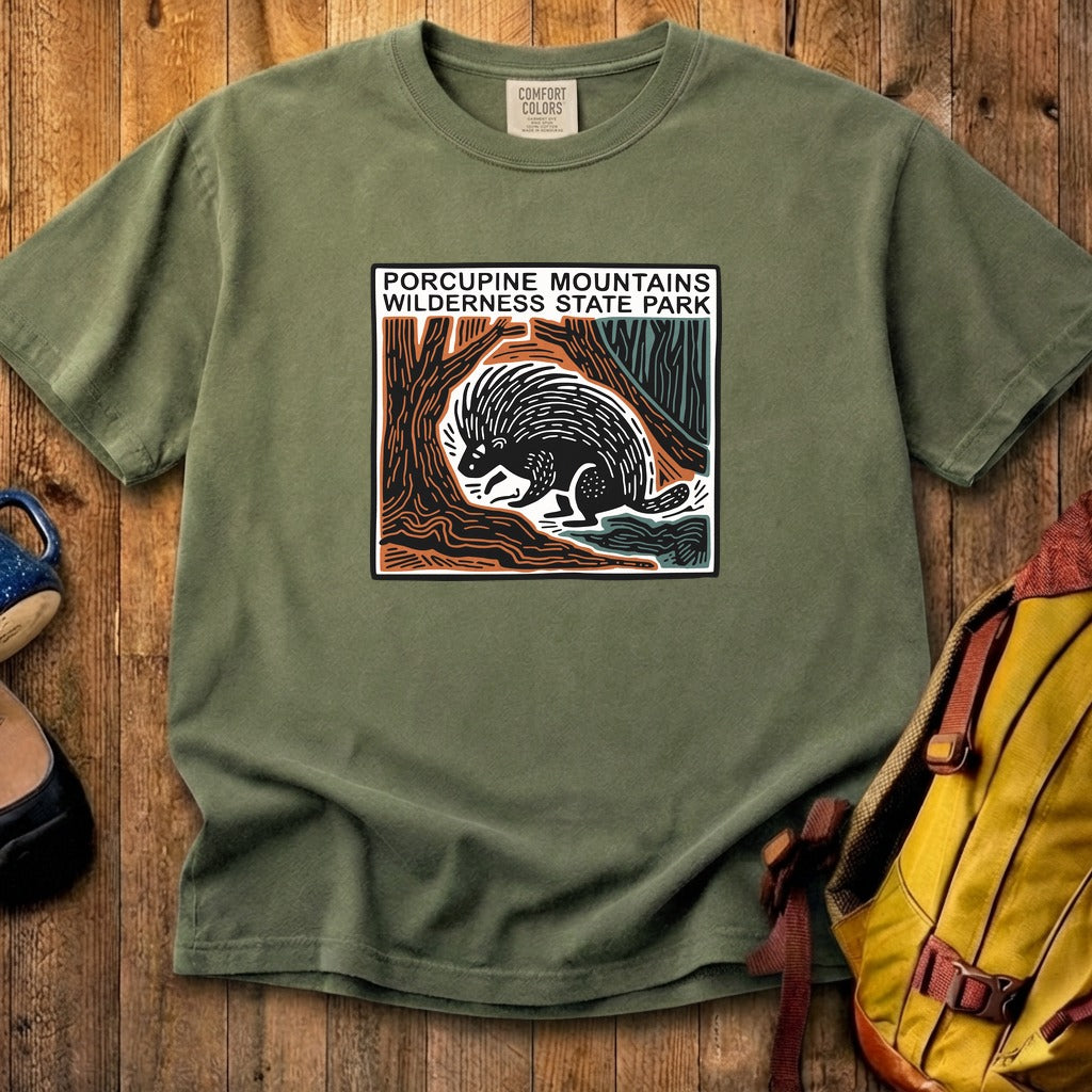 Porcupine Mountains Wilderness State Park Cotton T-Shirt