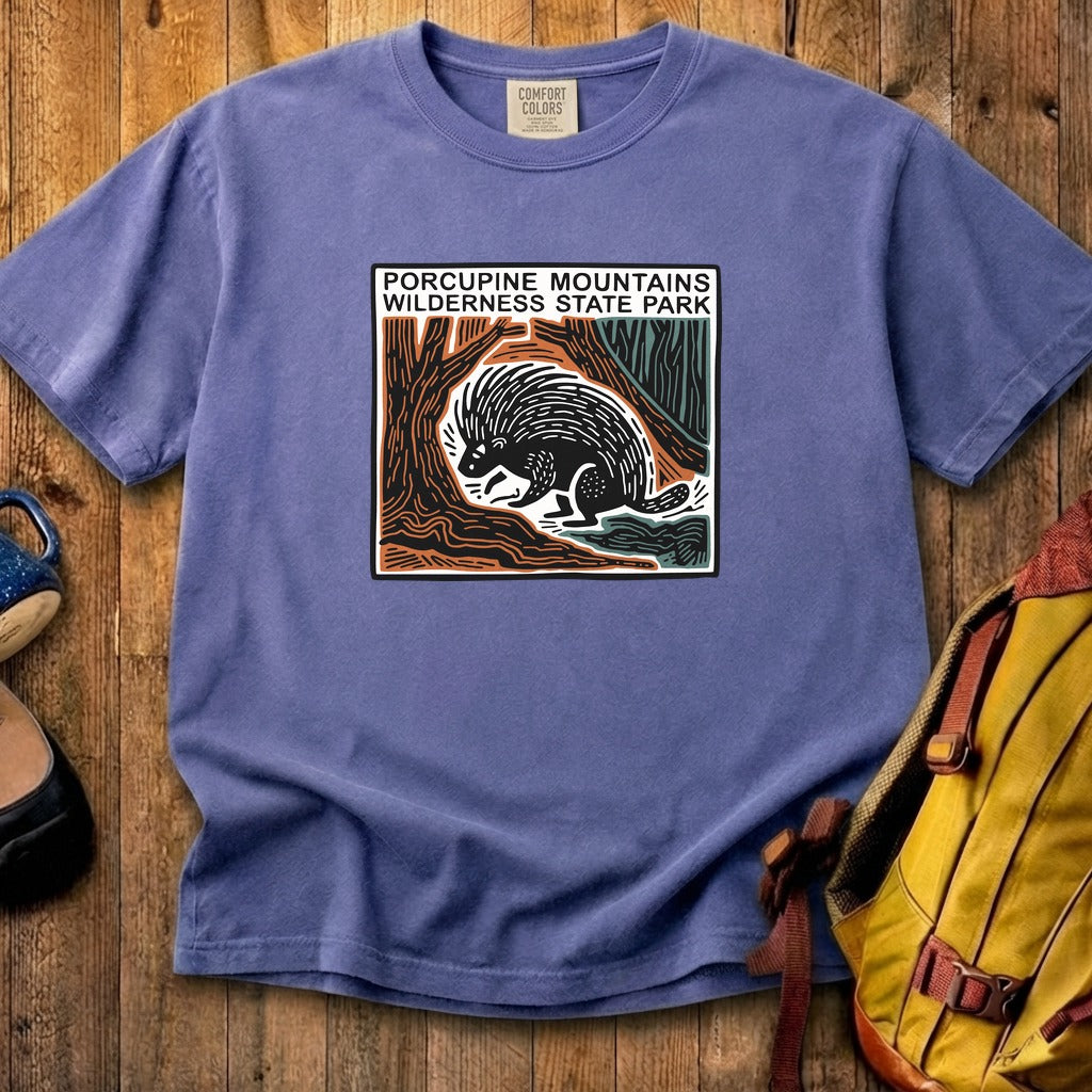 Porcupine Mountains Wilderness State Park Cotton T-Shirt