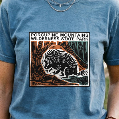 Porcupine Mountains Wilderness State Park Cotton T-Shirt