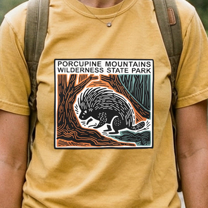 Porcupine Mountains Wilderness State Park Cotton T-Shirt