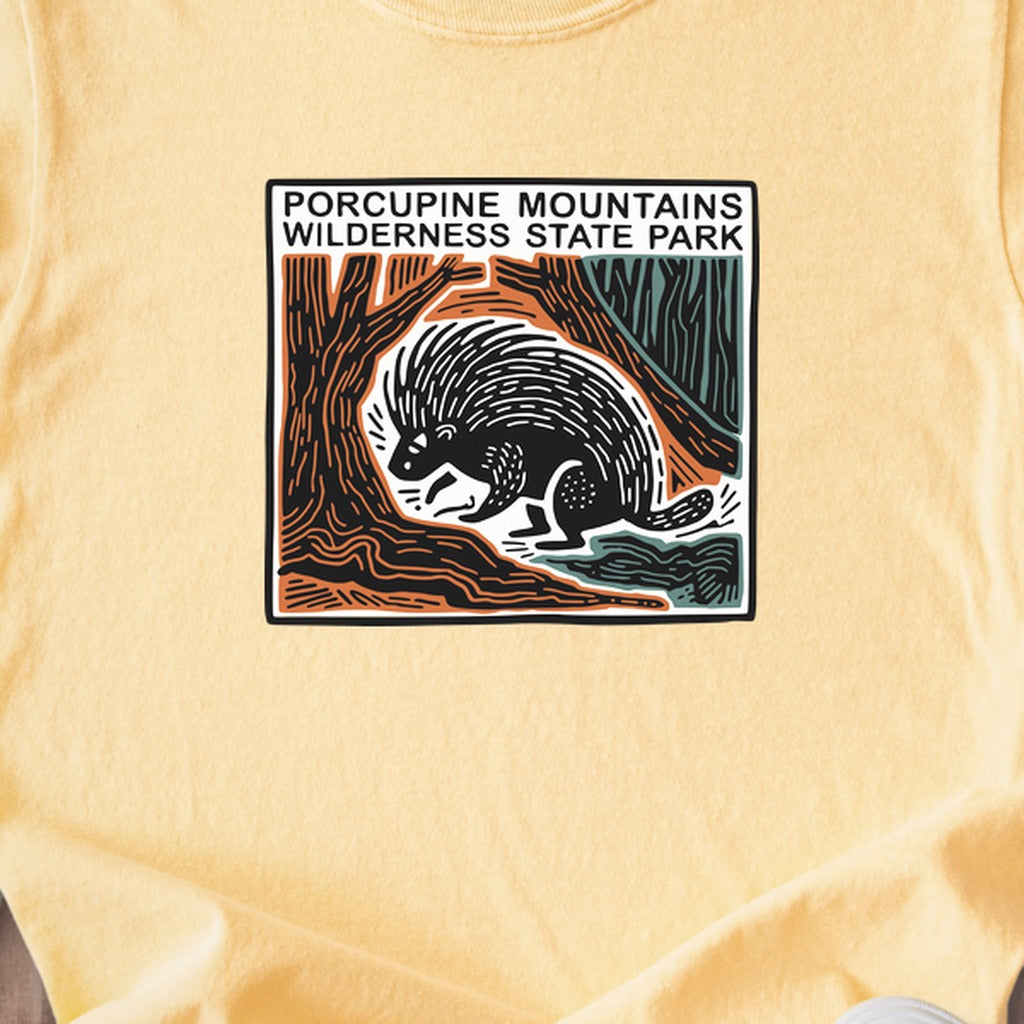 Porcupine Mountains Wilderness State Park Kids Cotton T-Shirt