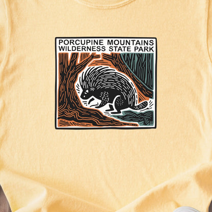 Porcupine Mountains Wilderness State Park Kids Cotton T-Shirt