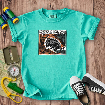 Porcupine Mountains Wilderness State Park Kids Cotton T-Shirt