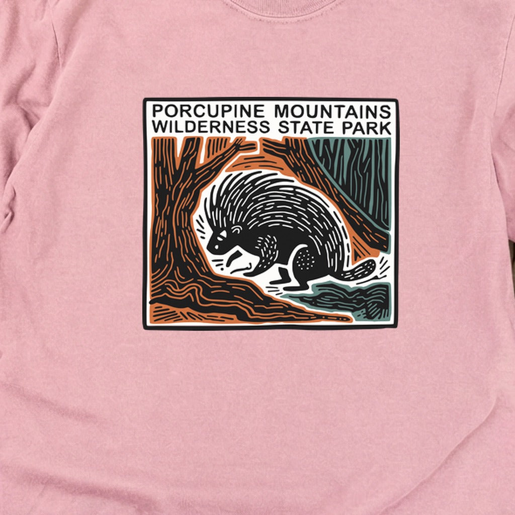 Porcupine Mountains Wilderness State Park Cotton Long Sleeve