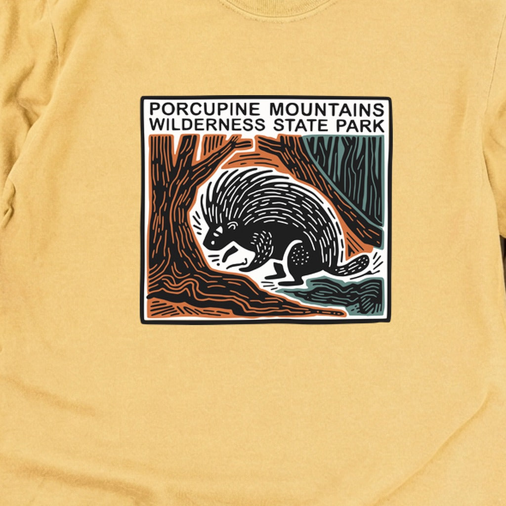 Porcupine Mountains Wilderness State Park Cotton Long Sleeve