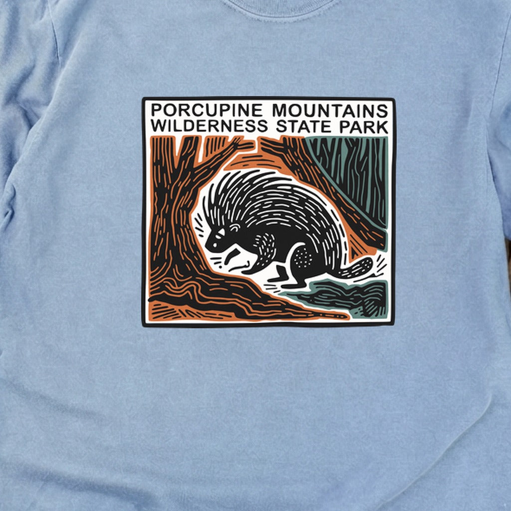 Porcupine Mountains Wilderness State Park Cotton Long Sleeve