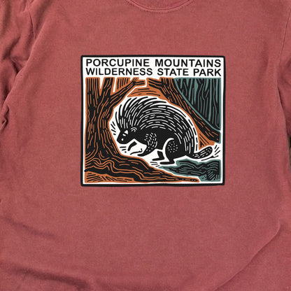 Porcupine Mountains Wilderness State Park Cotton Long Sleeve