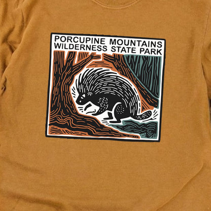 Porcupine Mountains Wilderness State Park Cotton Long Sleeve
