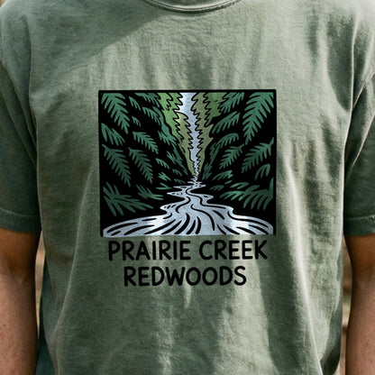 Prairie Creek Redwoods State Park Cotton T-Shirt
