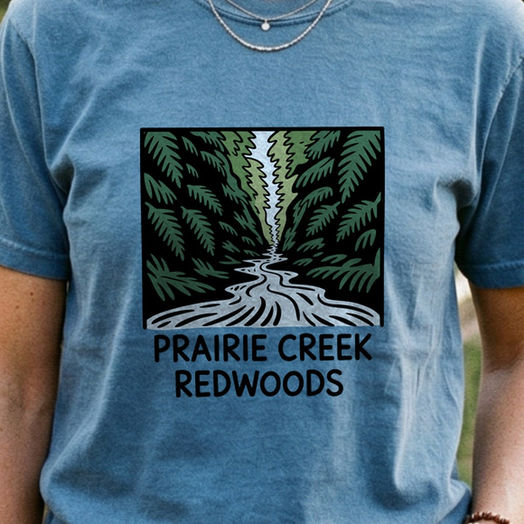 Prairie Creek Redwoods State Park Cotton T-Shirt