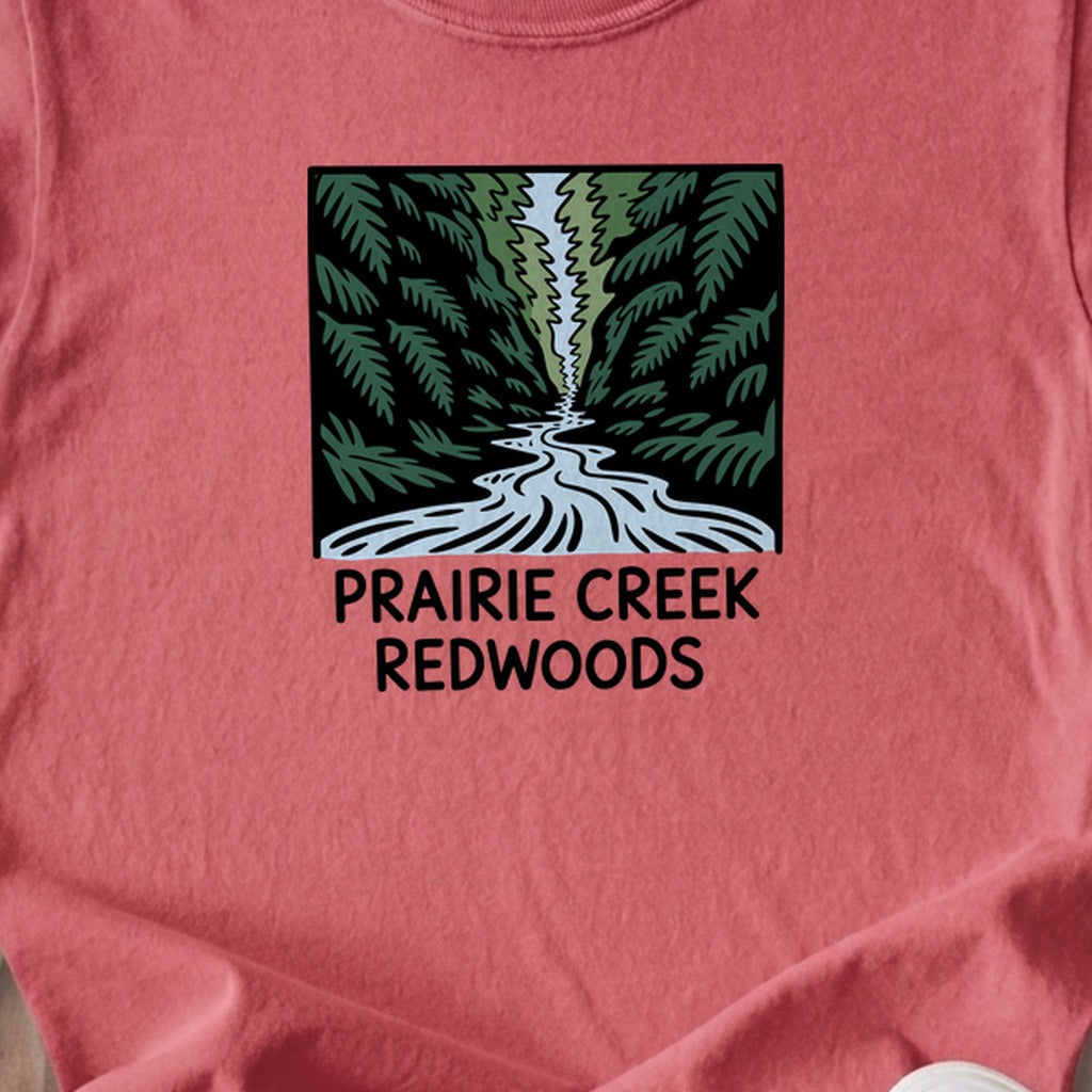 Prairie Creek Redwoods State Park Kids Cotton T-Shirt