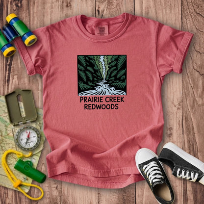 Prairie Creek Redwoods State Park Kids Cotton T-Shirt