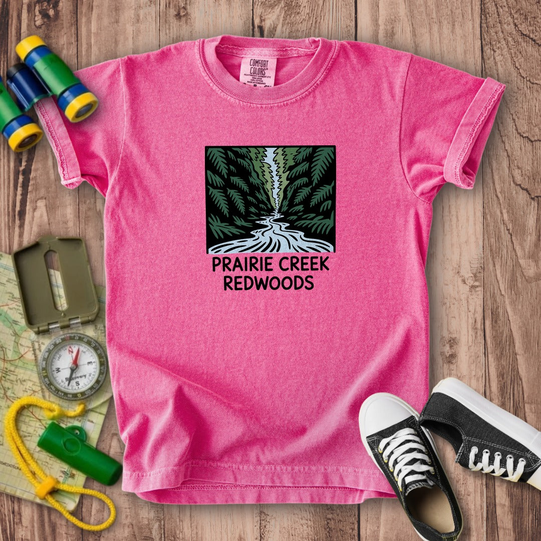 Prairie Creek Redwoods State Park Kids Cotton T-Shirt