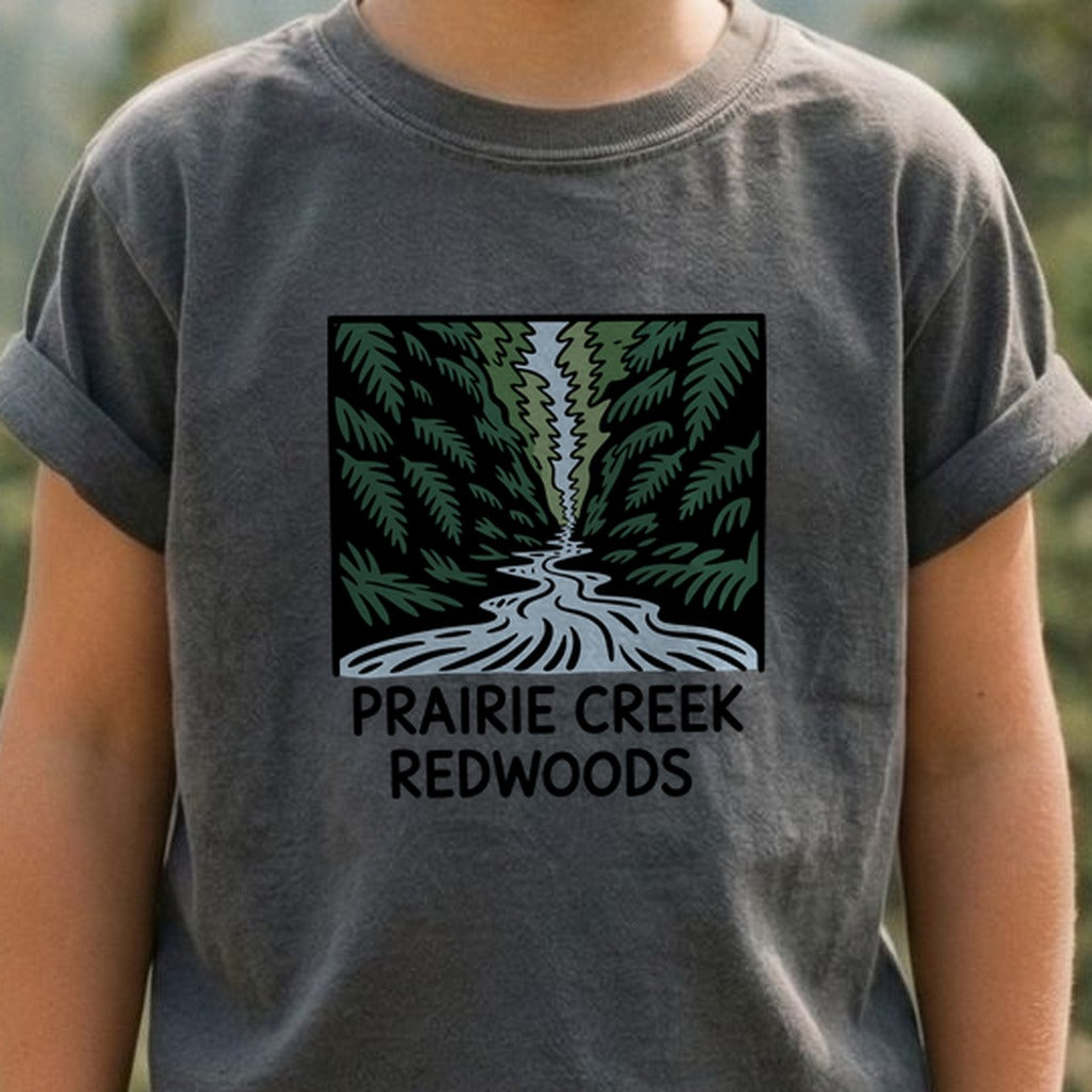 Prairie Creek Redwoods State Park Kids Cotton T-Shirt