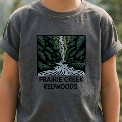 Prairie Creek Redwoods State Park Kids Cotton T-Shirt
