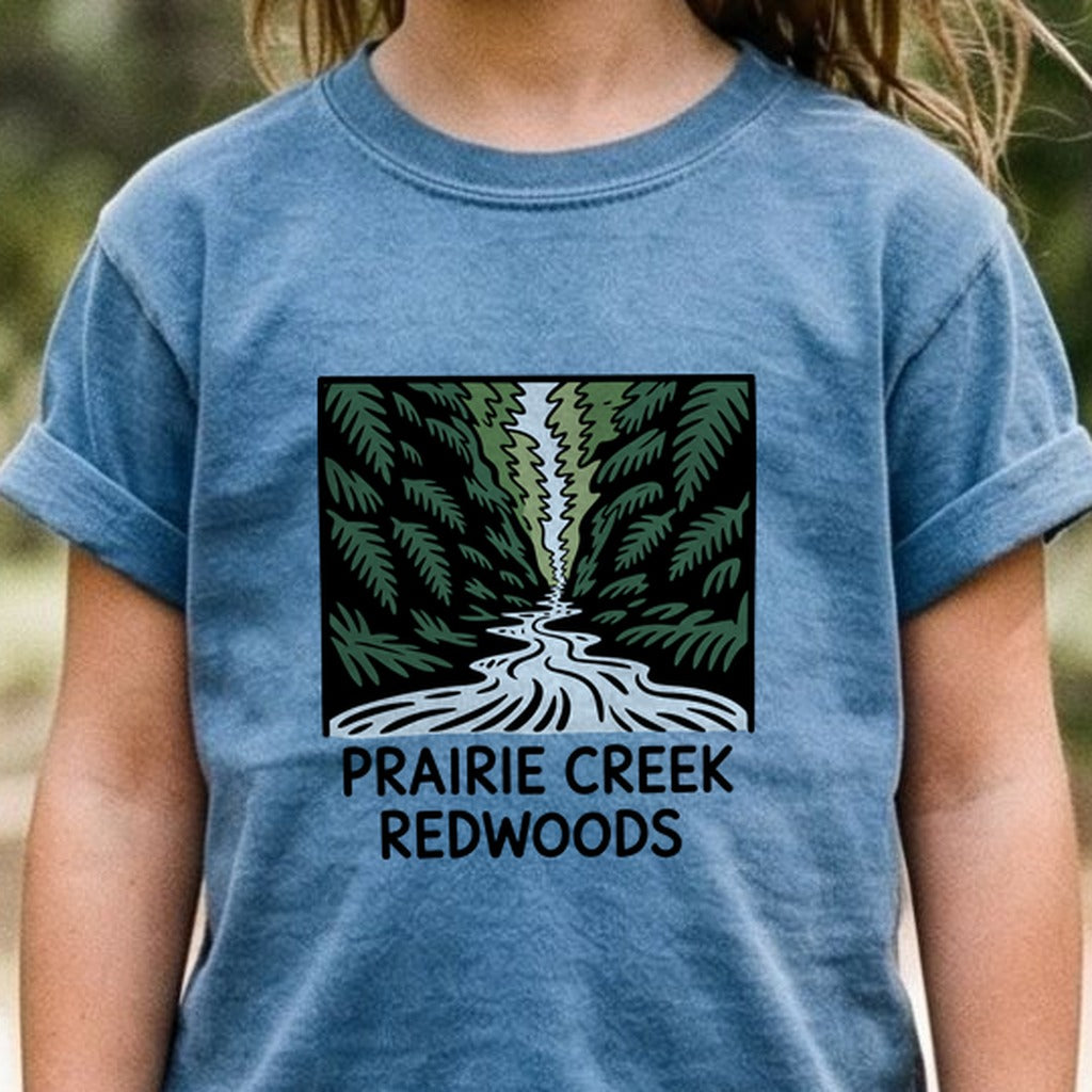 Prairie Creek Redwoods State Park Kids Cotton T-Shirt