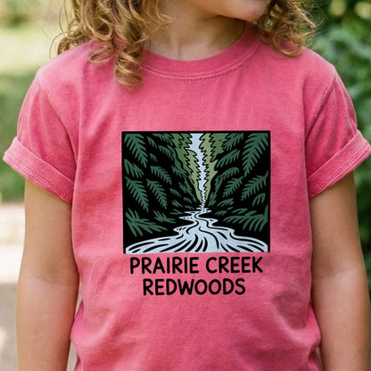 Prairie Creek Redwoods State Park Kids Cotton T-Shirt