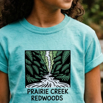 Prairie Creek Redwoods State Park Kids Cotton T-Shirt