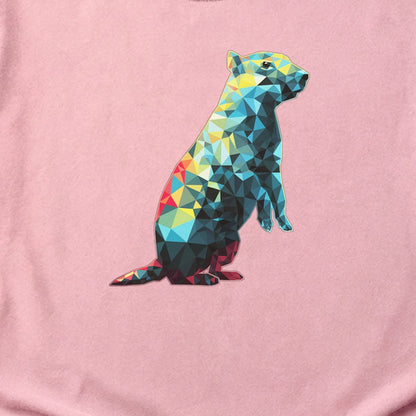 Prairie Dog Mosaic Cotton T-Shirt