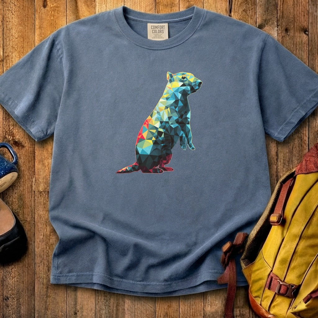 Prairie Dog Mosaic Cotton T-Shirt