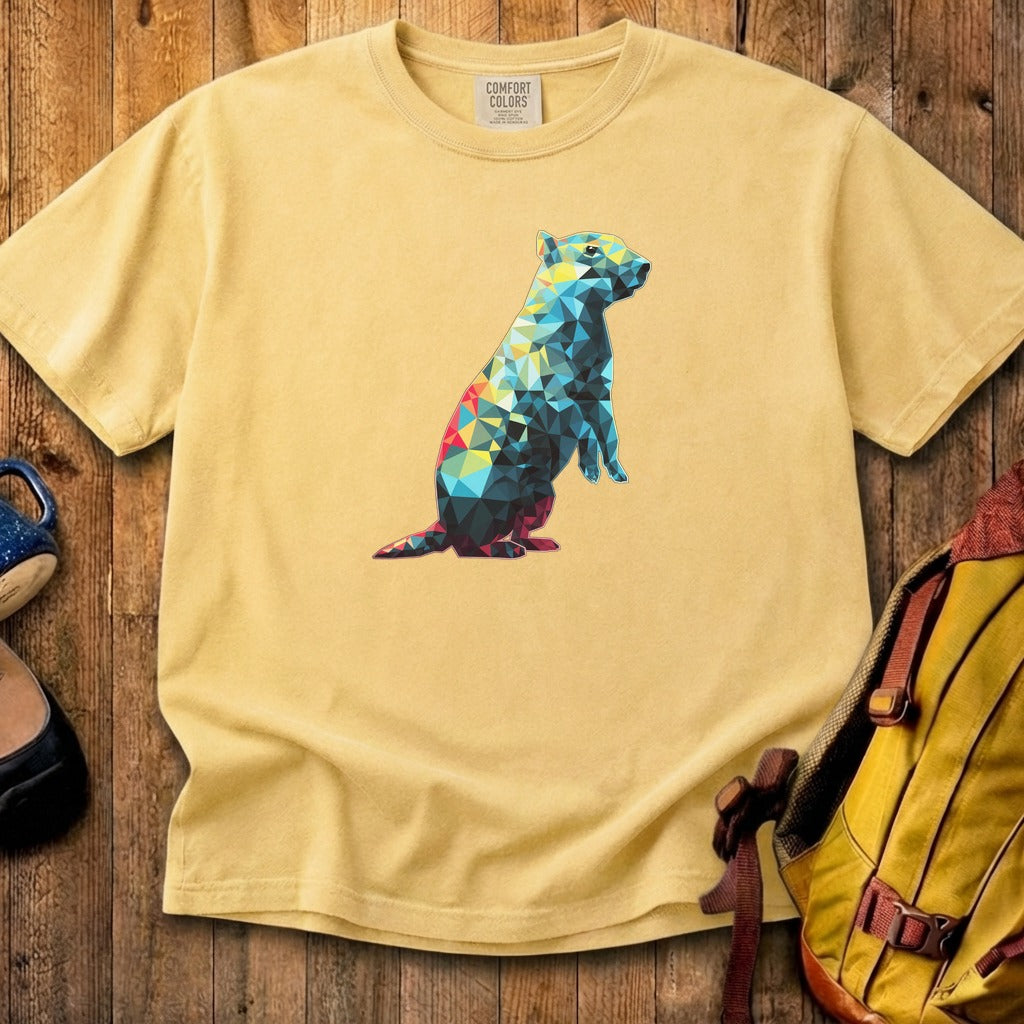 Prairie Dog Mosaic Cotton T-Shirt