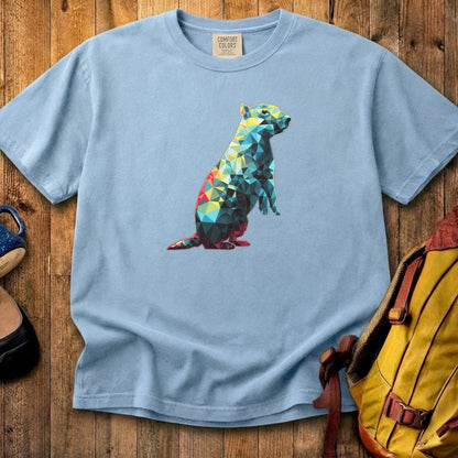 Prairie Dog Mosaic Cotton T-Shirt
