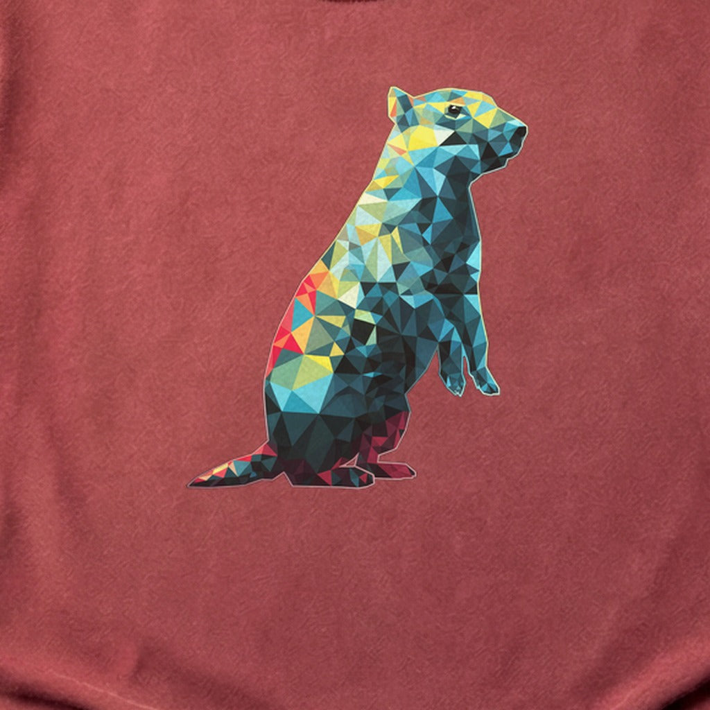 Prairie Dog Mosaic Cotton T-Shirt