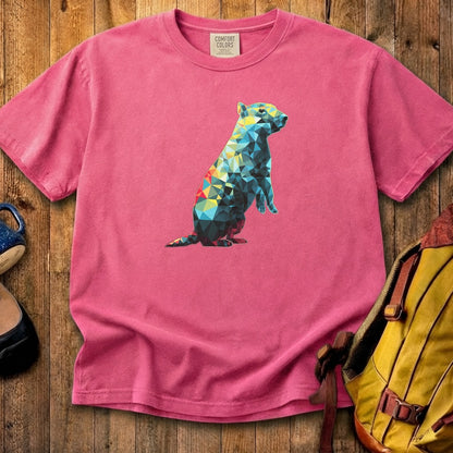 Prairie Dog Mosaic Cotton T-Shirt