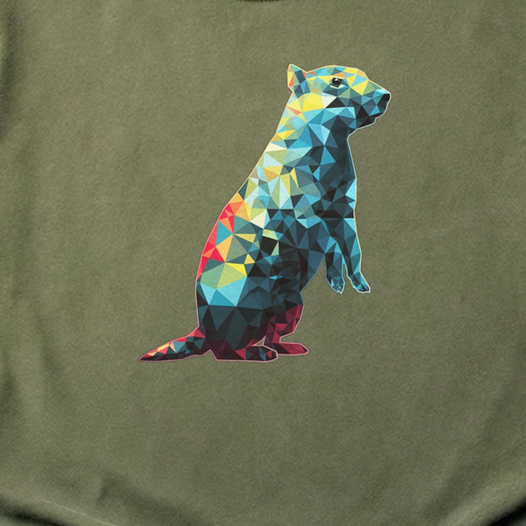 Prairie Dog Mosaic Cotton T-Shirt
