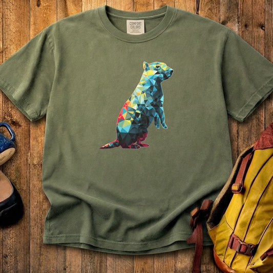 Prairie Dog Mosaic Cotton T-Shirt