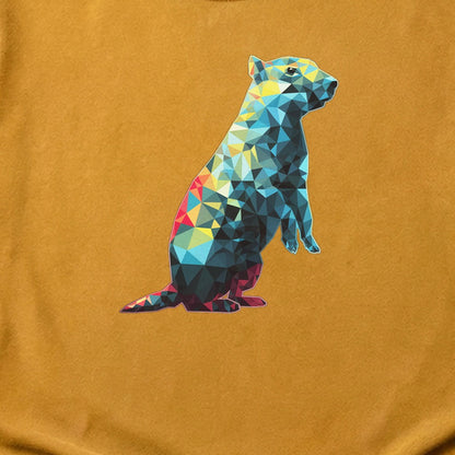 Prairie Dog Mosaic Cotton T-Shirt