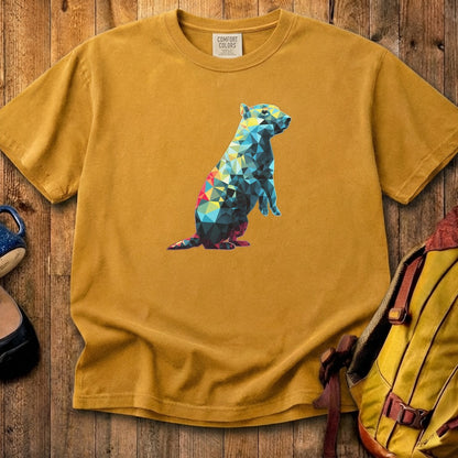 Prairie Dog Mosaic Cotton T-Shirt